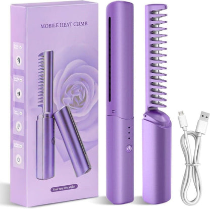 GlamEase Mini Hair Straightener (Comb)