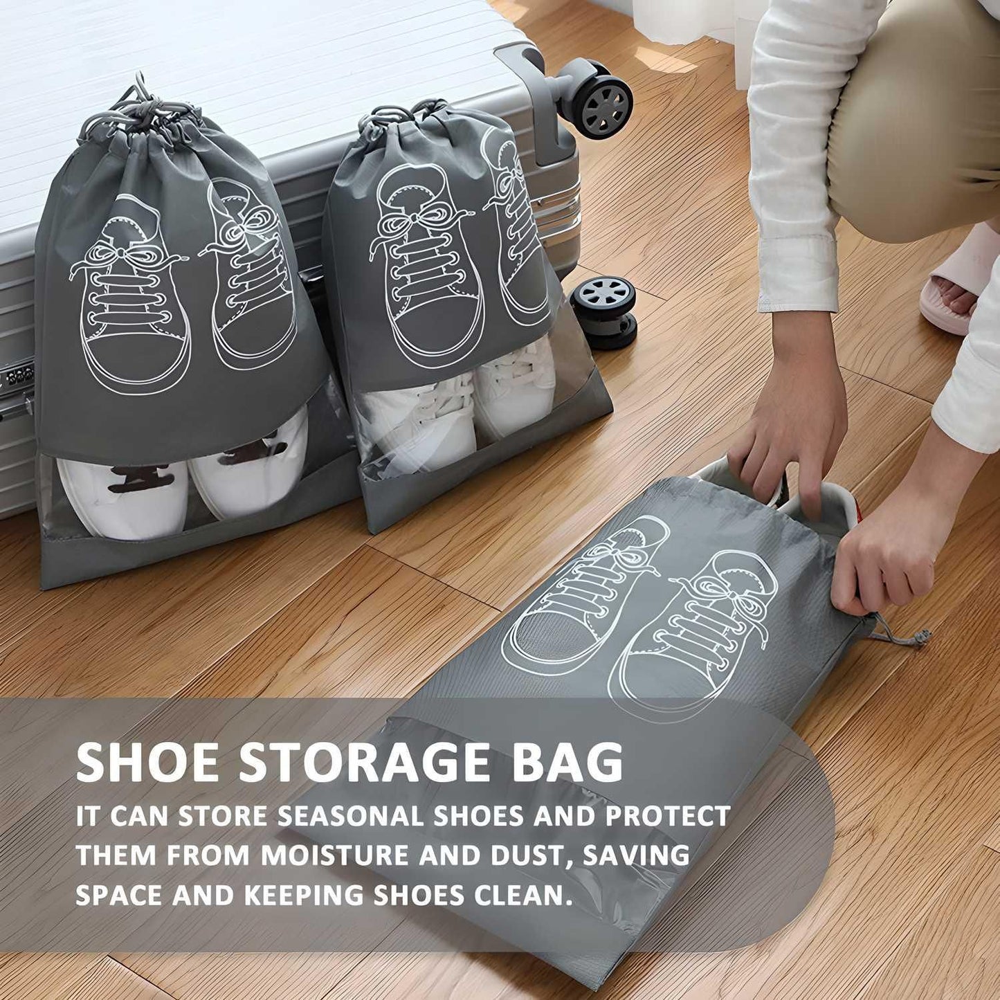 Compact Shoe Organizer Bag