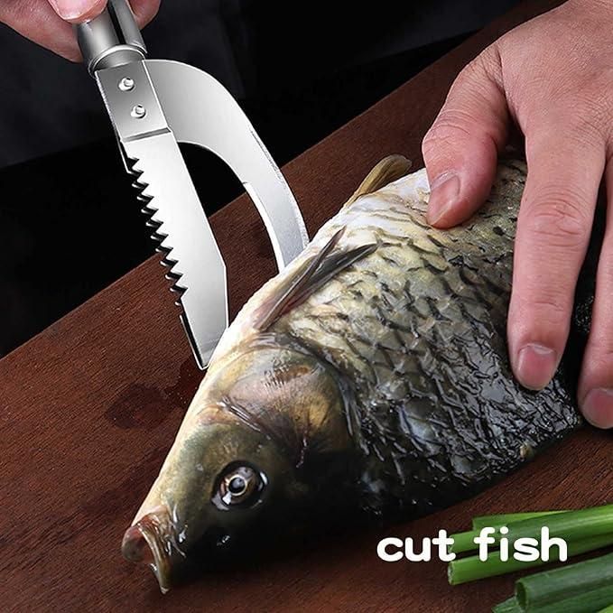 Fish Scale Scraper — 3-in-1
