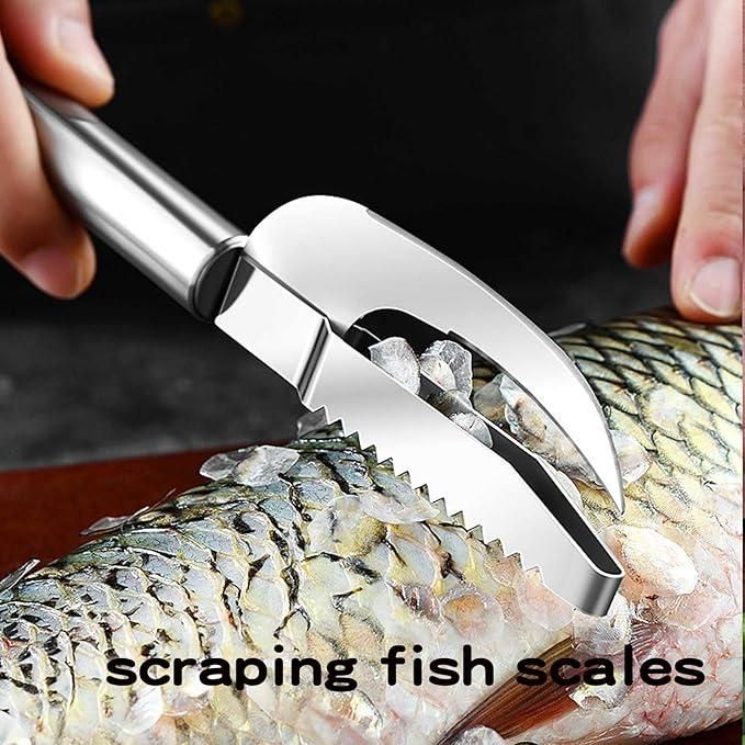 Fish Scale Scraper — 3-in-1