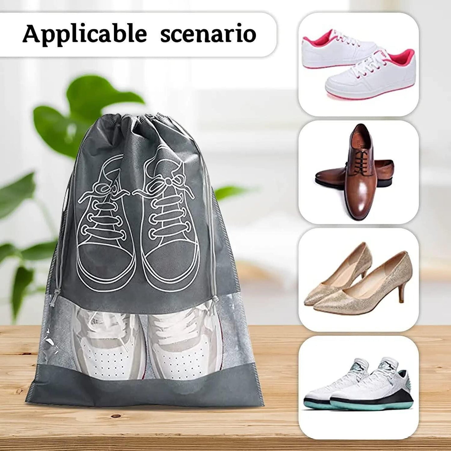 Compact Shoe Organizer Bag